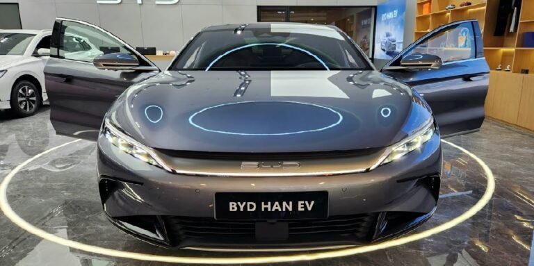 Elevate Your Ride with the BYD Han L: Sleek Electric Sedan